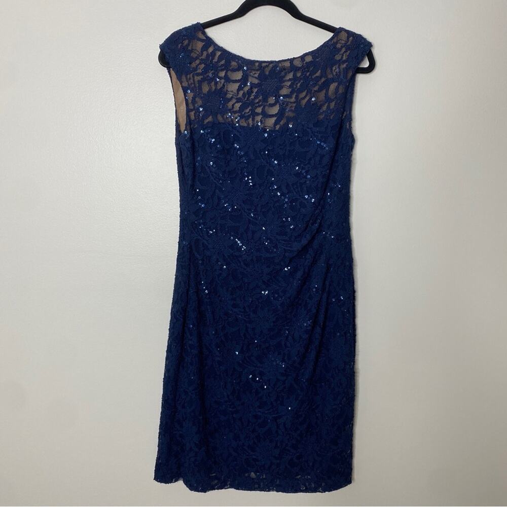 Lauren Ralph Lauren Blue Lace Wedding Dress